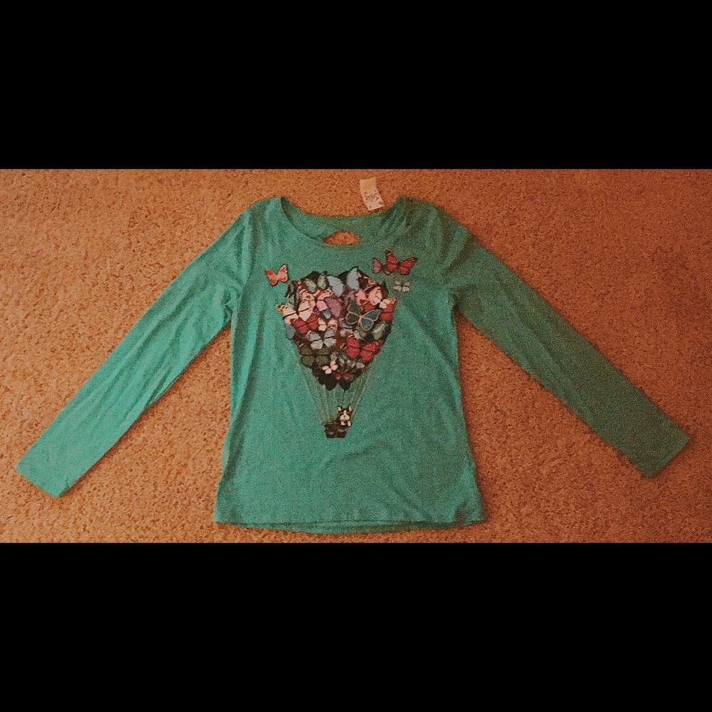 Justice Butterfly Blouse